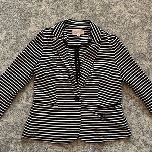 Philosophy Republic Clothing Black and White Blazer